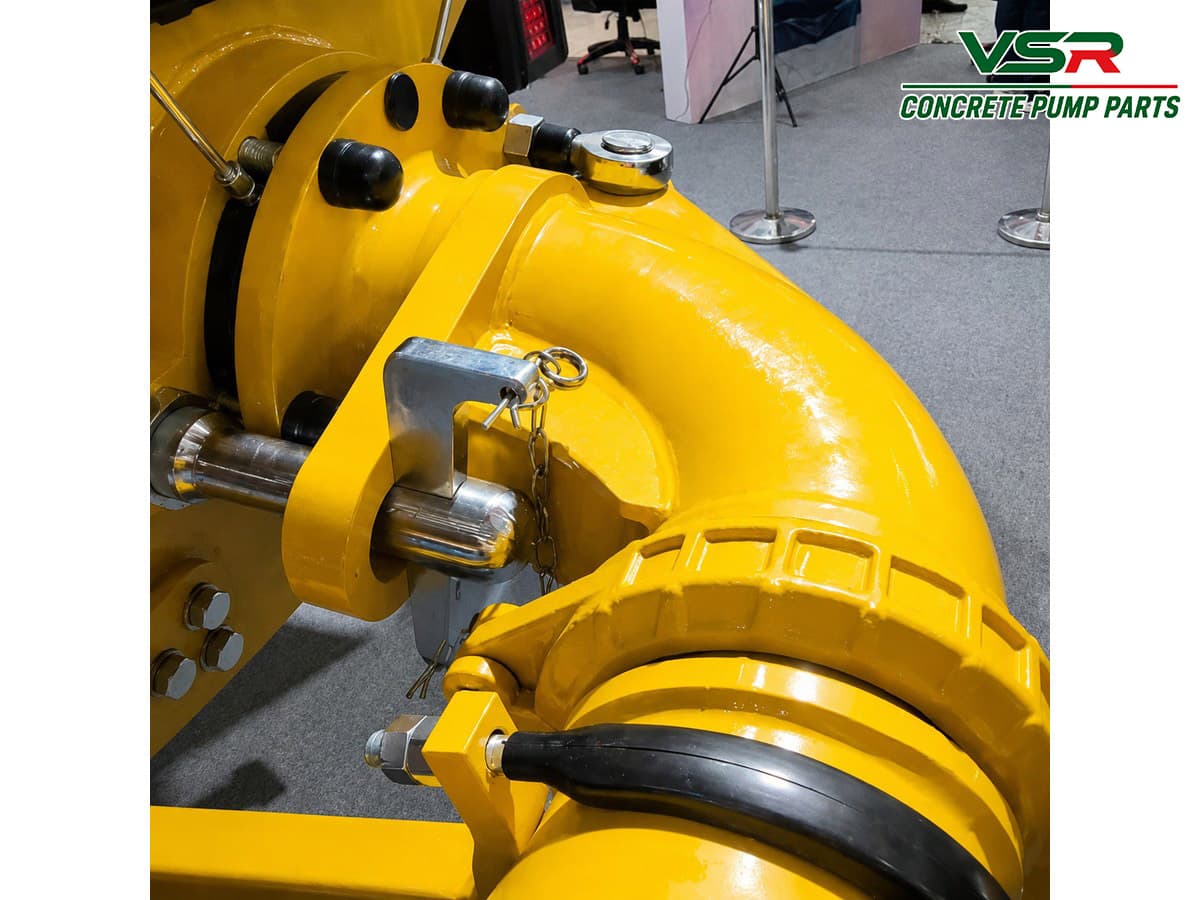 Concrete pump flap elbow for customized pipeline parts supply