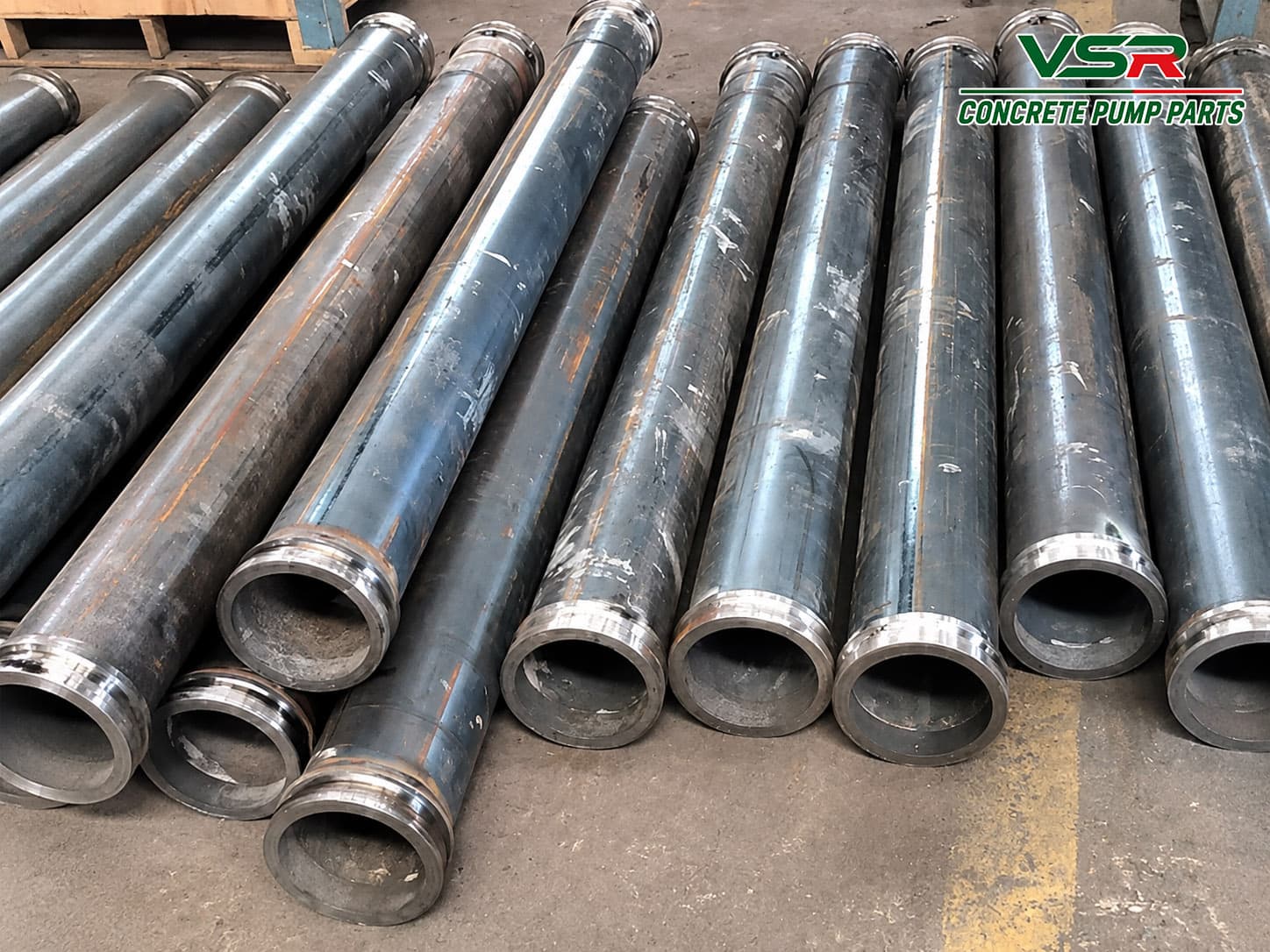 Concrete pump reducer pipe